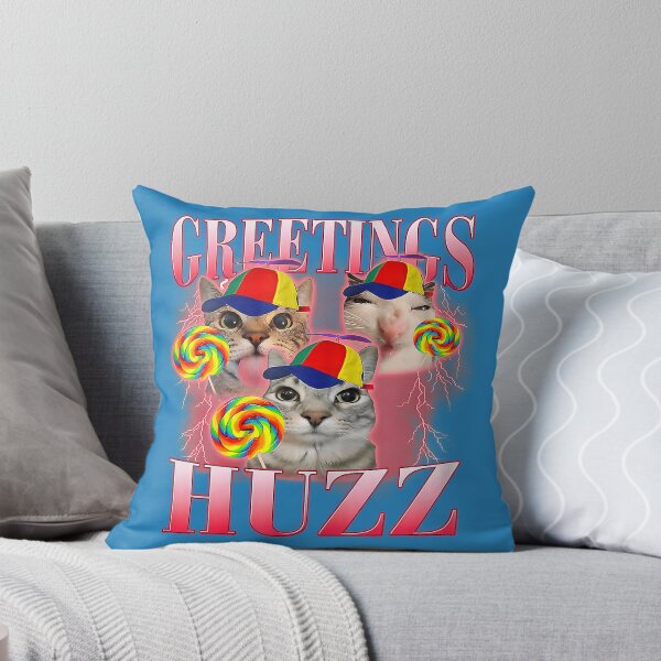 Item preview, Cat Meme Greetings Huzz Funny Cat Meme Bootleg Men Women designed and sold by mjohnson9.