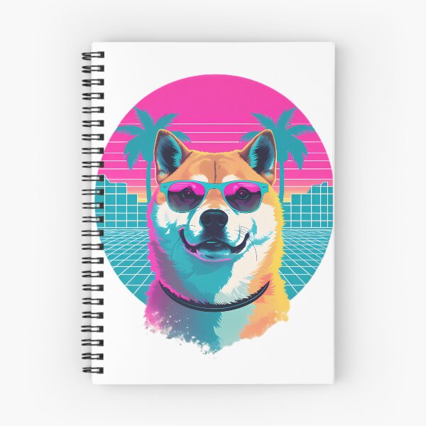 Item preview, Retro Vaporwave Cool Dog Graphic designed and sold by Structure-Blue.