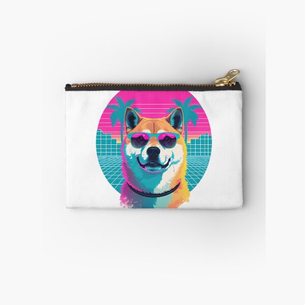 Item preview, Retro Vaporwave Cool Dog Graphic designed and sold by Structure-Blue.