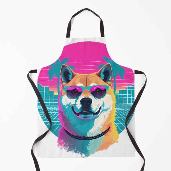 Item preview, Retro Vaporwave Cool Dog Graphic designed and sold by Structure-Blue.