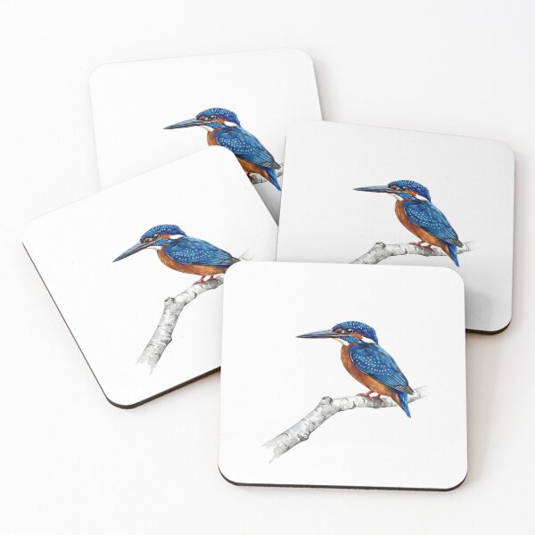 Item preview, August Kingfisher Birth Month Bird designed and sold by Roy & Tiffany.