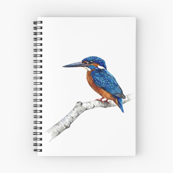 Item preview, August Kingfisher Birth Month Bird designed and sold by Roy & Tiffany.