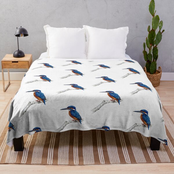 Item preview, August Kingfisher Birth Month Bird designed and sold by Roy & Tiffany.
