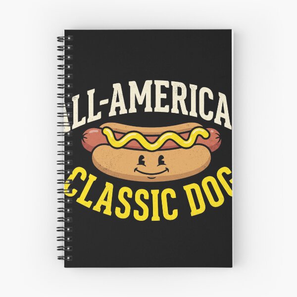 Item preview, All-American Classic Dog Vintage Hotdog Cartoon designed and sold by TeNovaStudio.