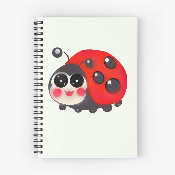 Item preview, Cute Kawaii Ladybug | Hand Drawn Happy Ladybird Illustration | Adorable Bug Lover Design designed and sold by HopeAndHustle.