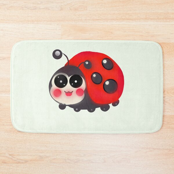 Item preview, Cute Kawaii Ladybug | Hand Drawn Happy Ladybird Illustration | Adorable Bug Lover Design designed and sold by HopeAndHustle.