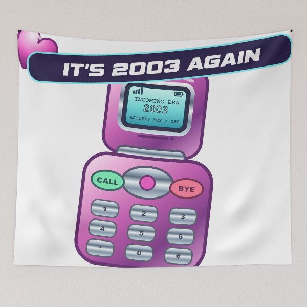 Item preview, Y2K Flip Phone Nostalgia Design designed and sold by FlamoArt.