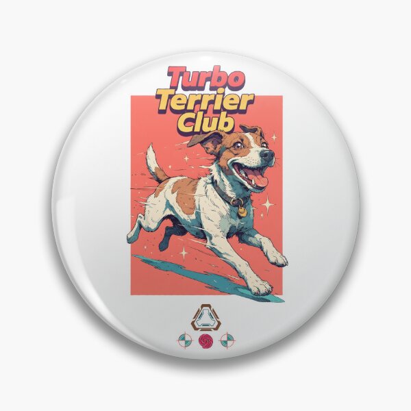 Item preview, Turbo Terrier Club - High-Energy Jack Russell Art designed and sold by m-yoga-store.