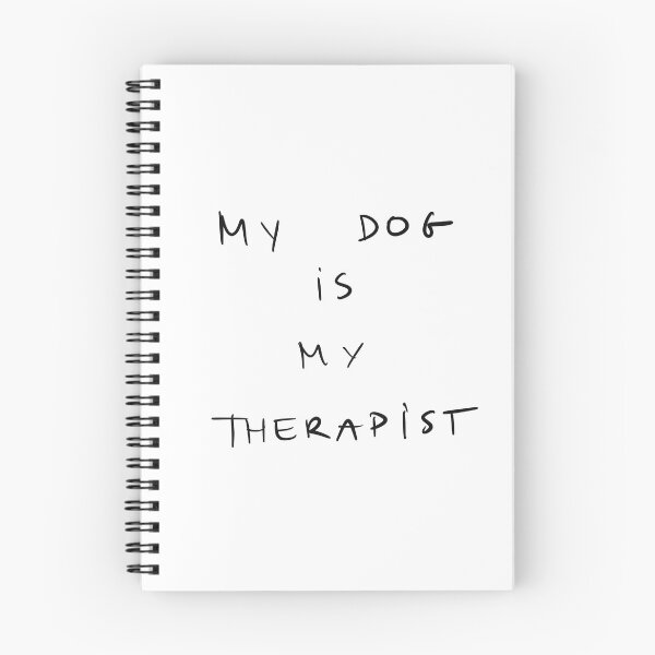 Item preview, My dog is my therapist funny dog lover quote designed and sold by Malvamalu.