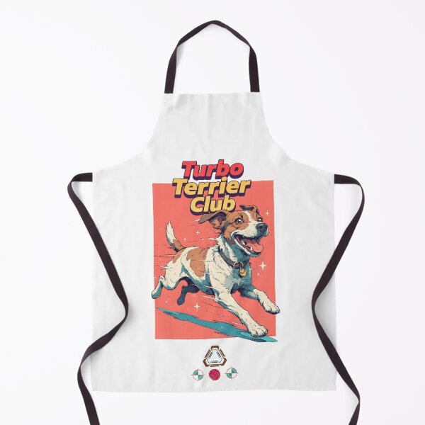 Item preview, Turbo Terrier Club - High-Energy Jack Russell Art designed and sold by Whimsy Trail Co.