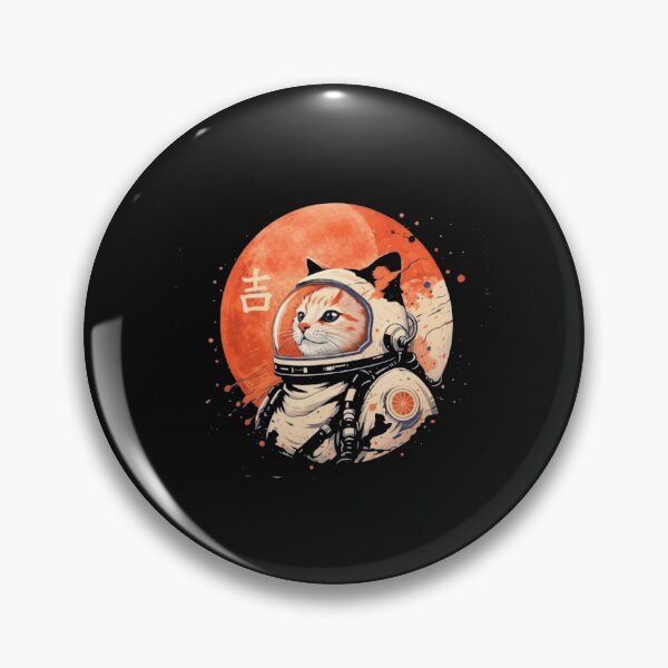 Item preview, Japanese Minimalist 1950s Retro Space Cat designed and sold by Gbriel3.
