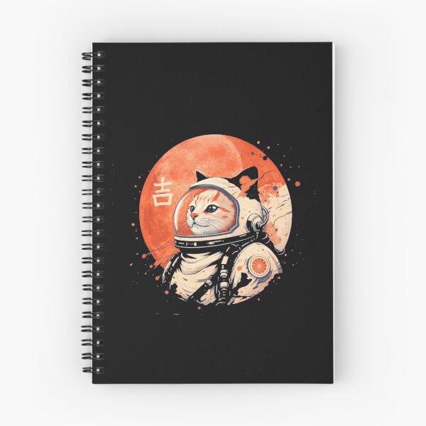 Item preview, Japanese Minimalist 1950s Retro Space Cat designed and sold by Gbriel3.