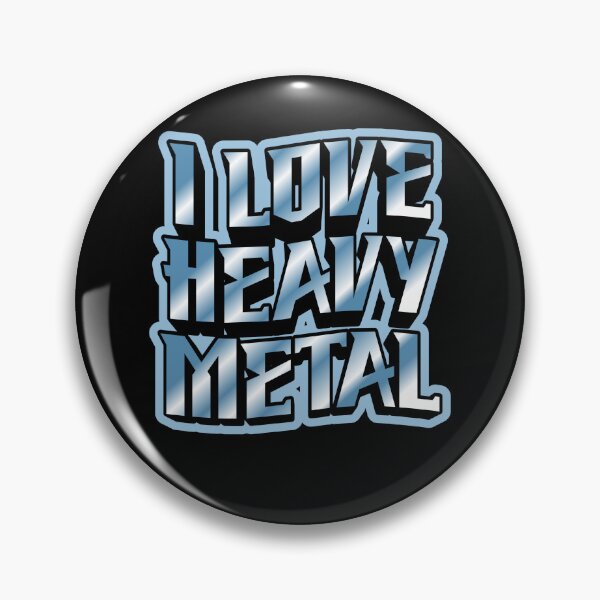 Item preview, I love heavy metal designed and sold by BritishDelights.