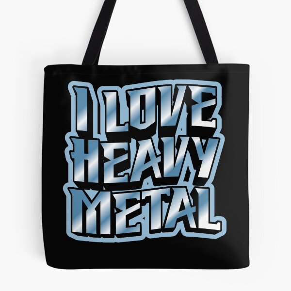 Item preview, I love heavy metal designed and sold by BigfeetLittlepaws.