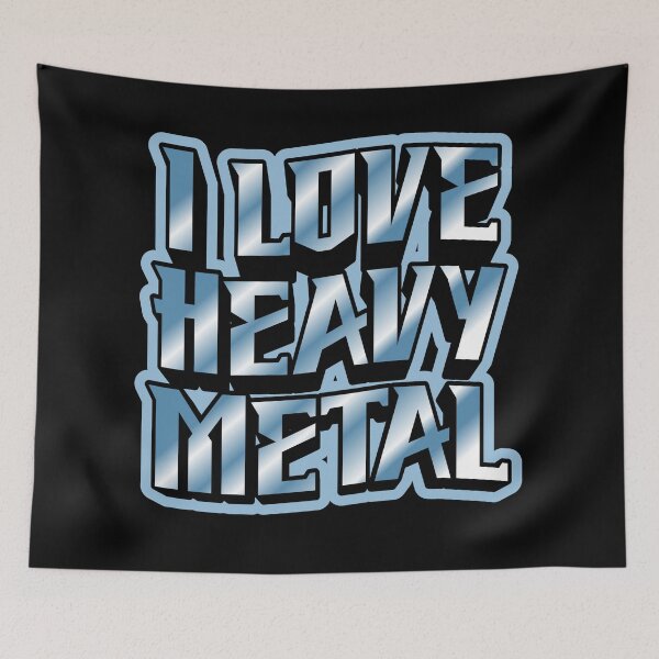 Item preview, I love heavy metal designed and sold by BritishDelights.