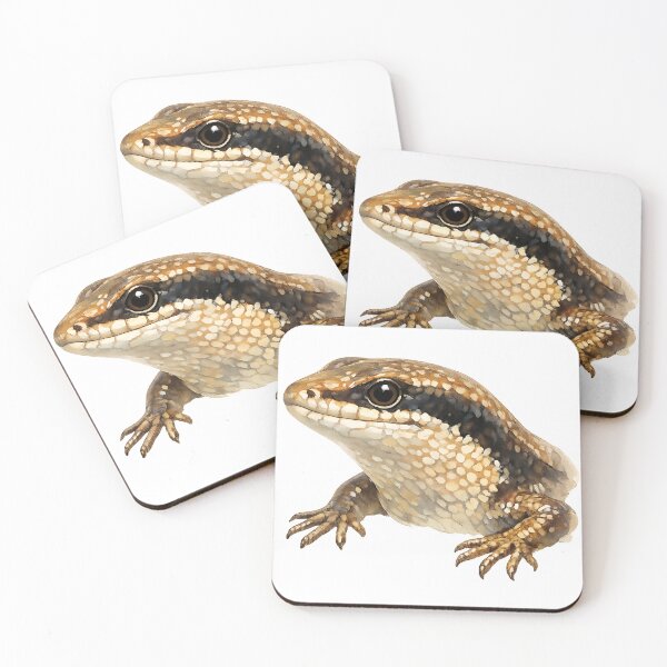 Item preview, Garden Skink Watercolour — Backyard Lizard designed and sold by Jaruart.