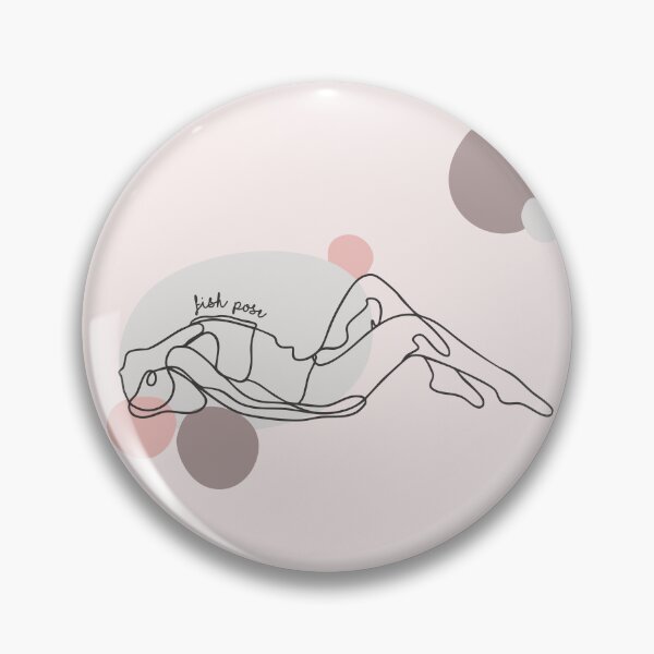 Item preview, Fish Pose - Yoga Line Art Series designed and sold by TheThankfulTyne.
