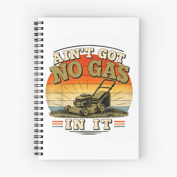 Item preview, Retro Sunset Ain't Got No Gas In It Funny Lawnmower Gift designed and sold by EchoElowen.