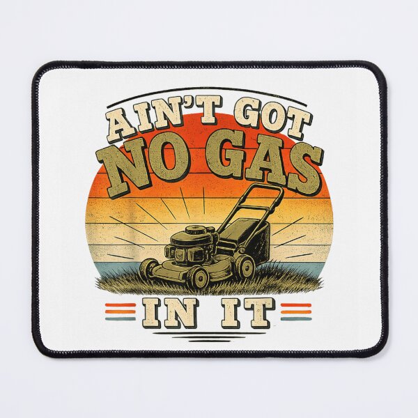 Item preview, Retro Sunset Ain't Got No Gas In It Funny Lawnmower Gift designed and sold by EchoElowen.