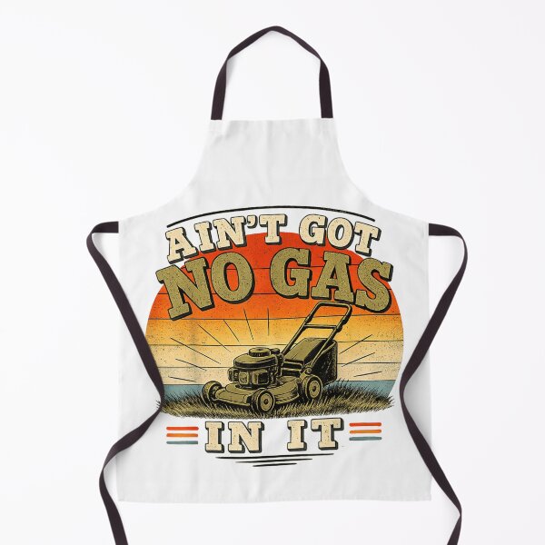 Item preview, Retro Sunset Ain't Got No Gas In It Funny Lawnmower Gift designed and sold by EchoElowen.