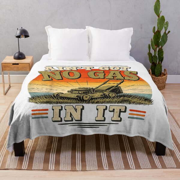 Item preview, Retro Sunset Ain't Got No Gas In It Funny Lawnmower Gift designed and sold by EchoElowen.