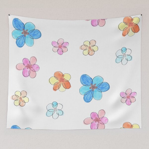 Item preview, Watercolor flowers designed and sold by anamgoulart.