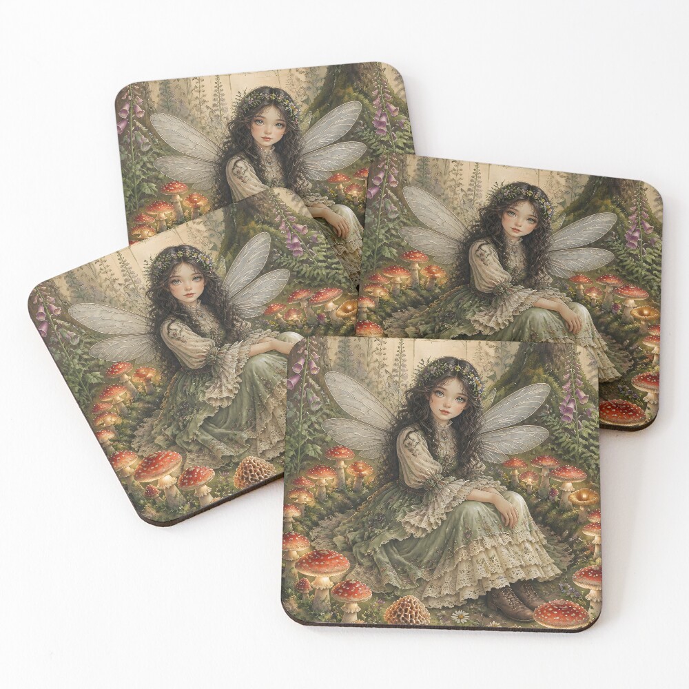 Item preview, Coasters (Set of 4) designed and sold by FaeCoreStudio.