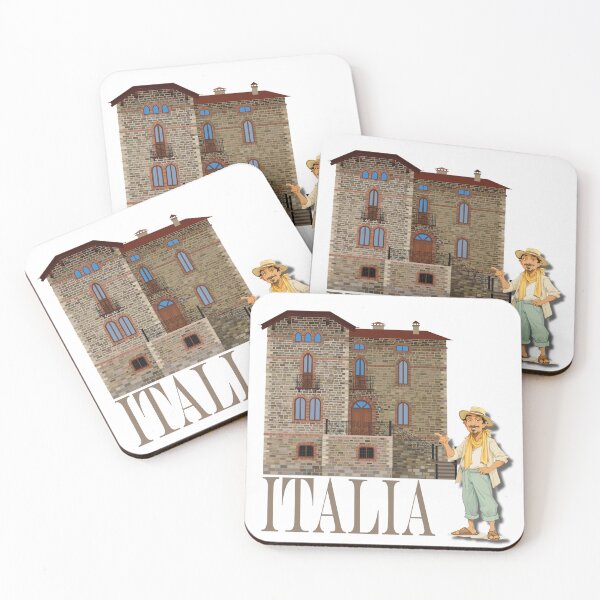 Item preview, Drawing from the series Houses and Castles of the Emilia-Romagna Region in Italy designed and sold by Tana&tanuc.