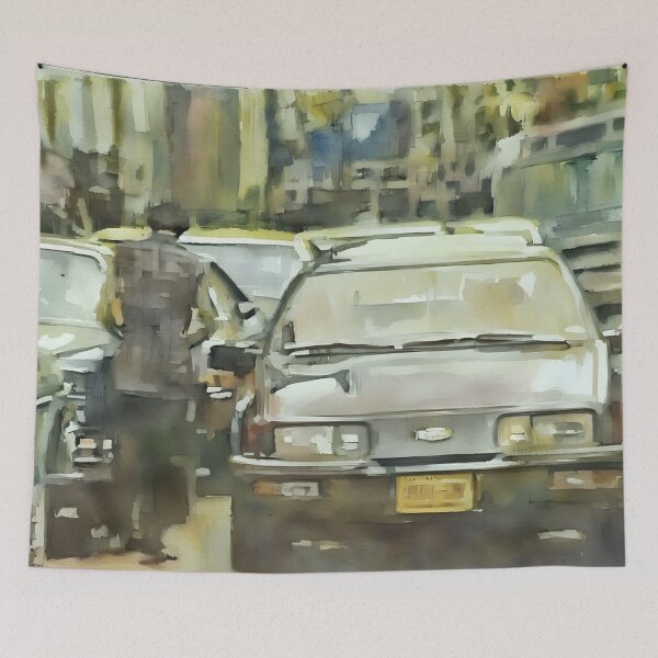 Item preview, Kerbside Parking designed and sold by RCWatercolours.