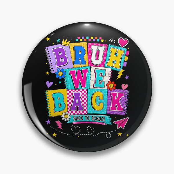 Item preview, Bruh We Back First Day of School Funny Student Teacher Kids designed and sold by ROUFTOOP.