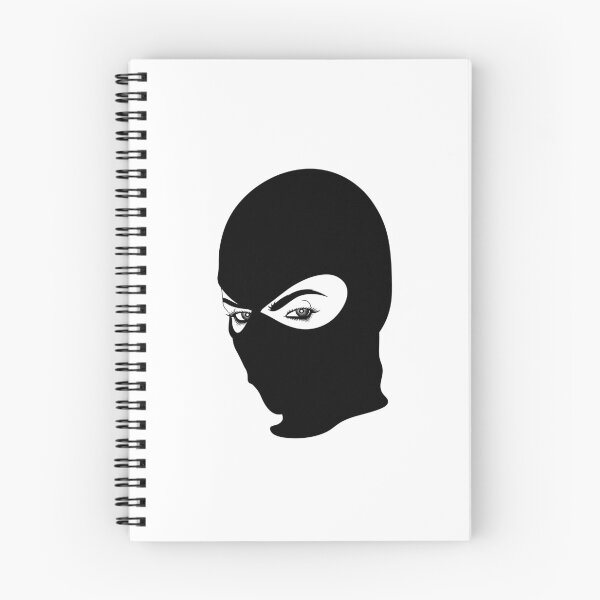 Item preview, Beautiful eyes beneath the balaclava | Female gangster | Balaclava design designed and sold by ProdbyNiECO.