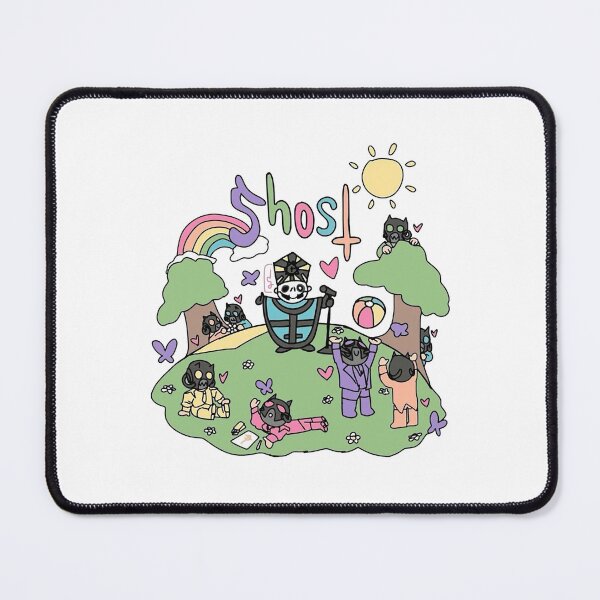 Item preview, Ghost Band Cute Ghoul Picnic Doodle Art designed and sold by virkali77.