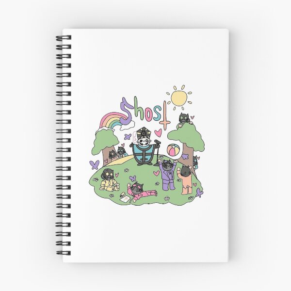 Item preview, Ghost Band Cute Ghoul Picnic Doodle Art designed and sold by virkali77.