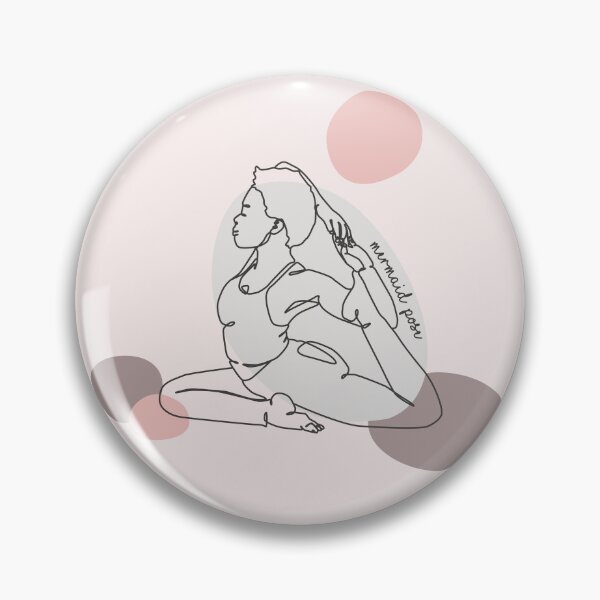 Item preview, Mermaid Pose - Yoga Line Art Series designed and sold by TheThankfulTyne.