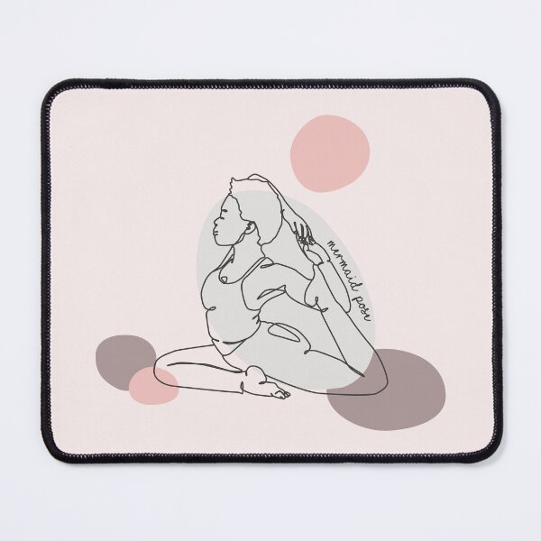 Item preview, Mermaid Pose - Yoga Line Art Series designed and sold by TheThankfulTyne.