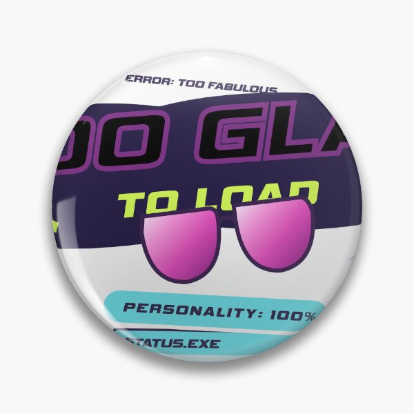 Item preview, Too Glam to Load – Y2K Sticker Sheet Aesthetic Design designed and sold by FlamoArt.