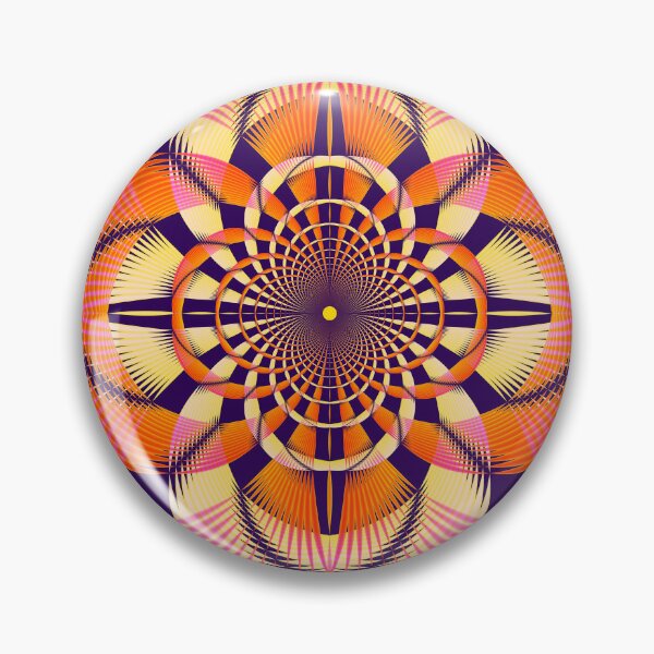 Item preview, Art Deco Geometric Fractal Mandala Pattern designed and sold by pinkal.