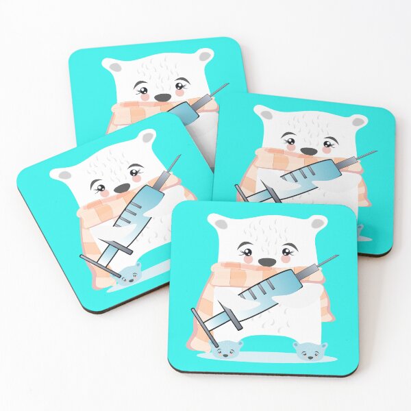Item preview, Pediatric nurse polar bears designed and sold by minimalartstory.