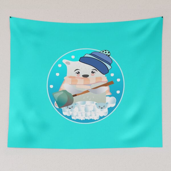 Item preview, Shoveling snow designed and sold by minimalartstory.