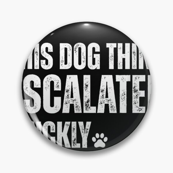 Item preview, This Dog Thing Escalated Quickly Funny Puppy Owner Silhouette Paw Typography designed and sold by VedaSeraphina.