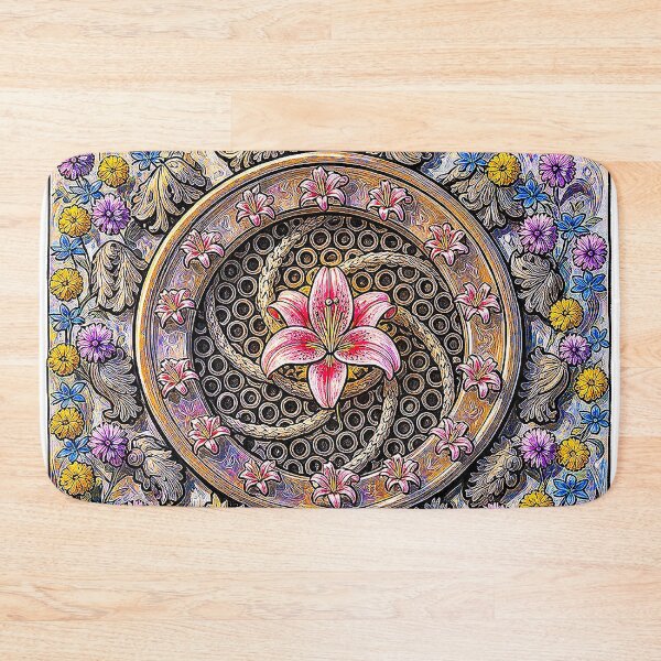 Item preview, “FLOWERS ON THE CASTLE WALL (Medieval)” designed and sold by RiverDeeDesigns.