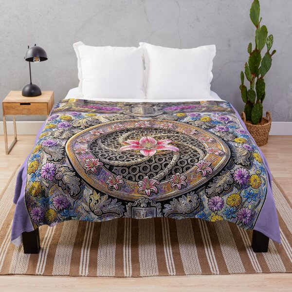 Item preview, “FLOWERS ON THE CASTLE WALL (Medieval)” designed and sold by RiverDeeDesigns.