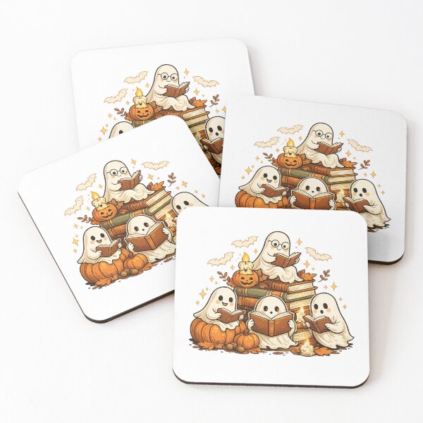 Item preview, Cute-Ghost-Book-Club-Halloween designed and sold by afr-saad.