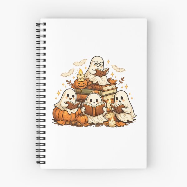 Item preview, Cute-Ghost-Book-Club-Halloween designed and sold by afr-saad.