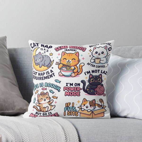Item preview, Kawaii Funny Meme Cat Sticker - Cute Adorable Kitten Meme Design designed and sold by Bangcen.