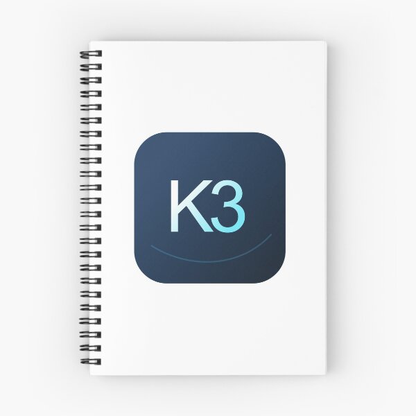 Item preview, Kimi K3 Minimalist Blue AI App Icon Design designed and sold by virkali77.