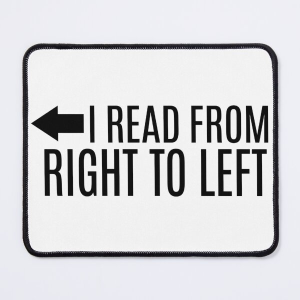 Item preview, I Read From Right To Left Manga Fan designed and sold by Lofi Otaku Design.