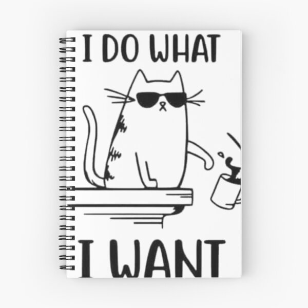 Item preview, I Do What I Want Cat Design designed and sold by FloraMyst.