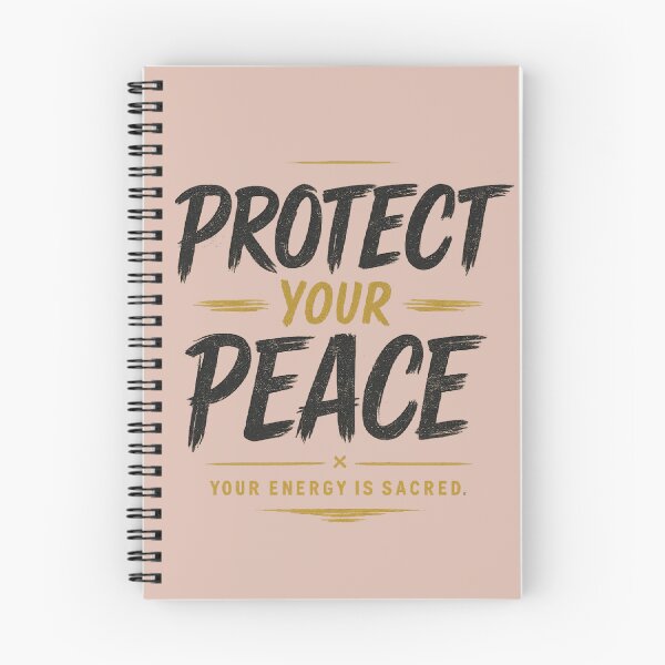 Item preview, Protect Your Peace Typography | Inspirational Mindset Quote designed and sold by EvergreenThread.