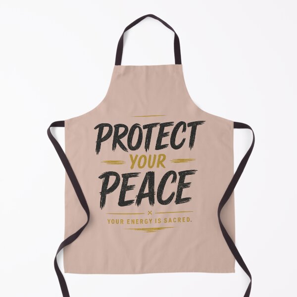 Item preview, Protect Your Peace Typography | Inspirational Mindset Quote designed and sold by EvergreenThread.